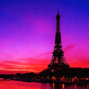Eiffel Tower Dusk til Dawn