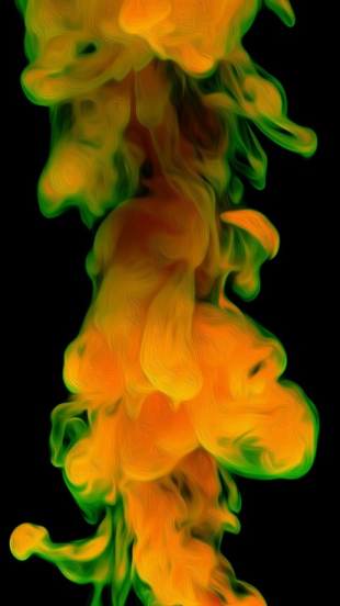Orange Green Liquid Smoke